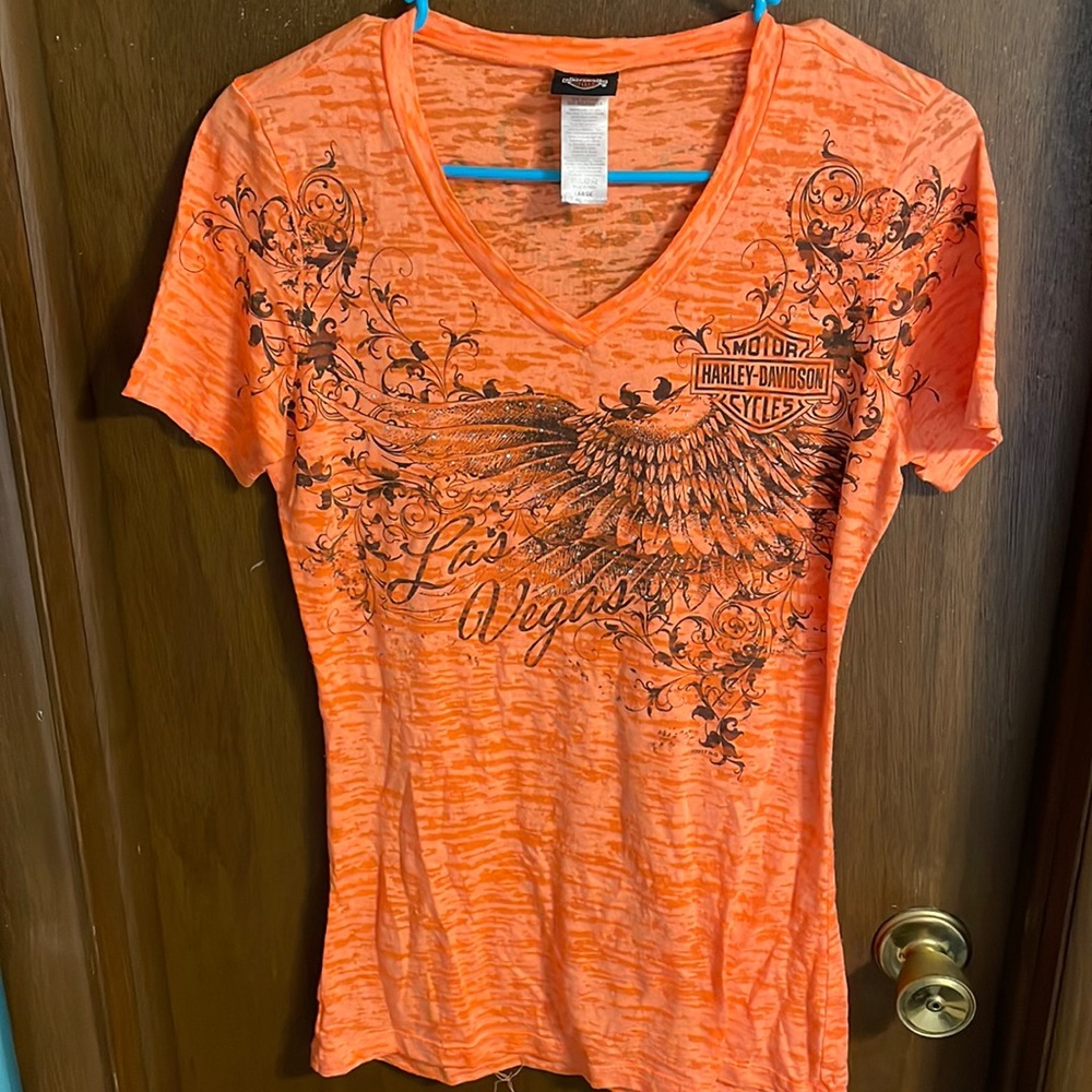 Harley Davidson embellished T-shirt